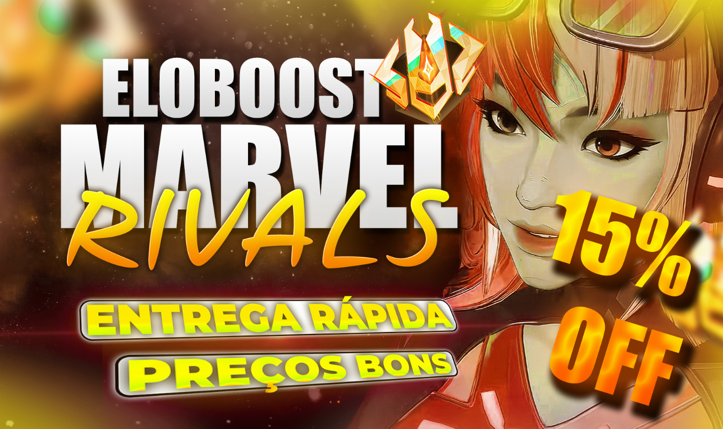 ELOBOOST MARVEL RIVALS | MELHORES PREÇOS 15% OFF | PROMOÇÃO TEMPO LIMITADO! |