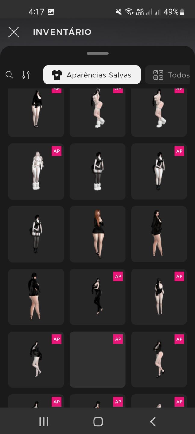 Conta de imvu feminina