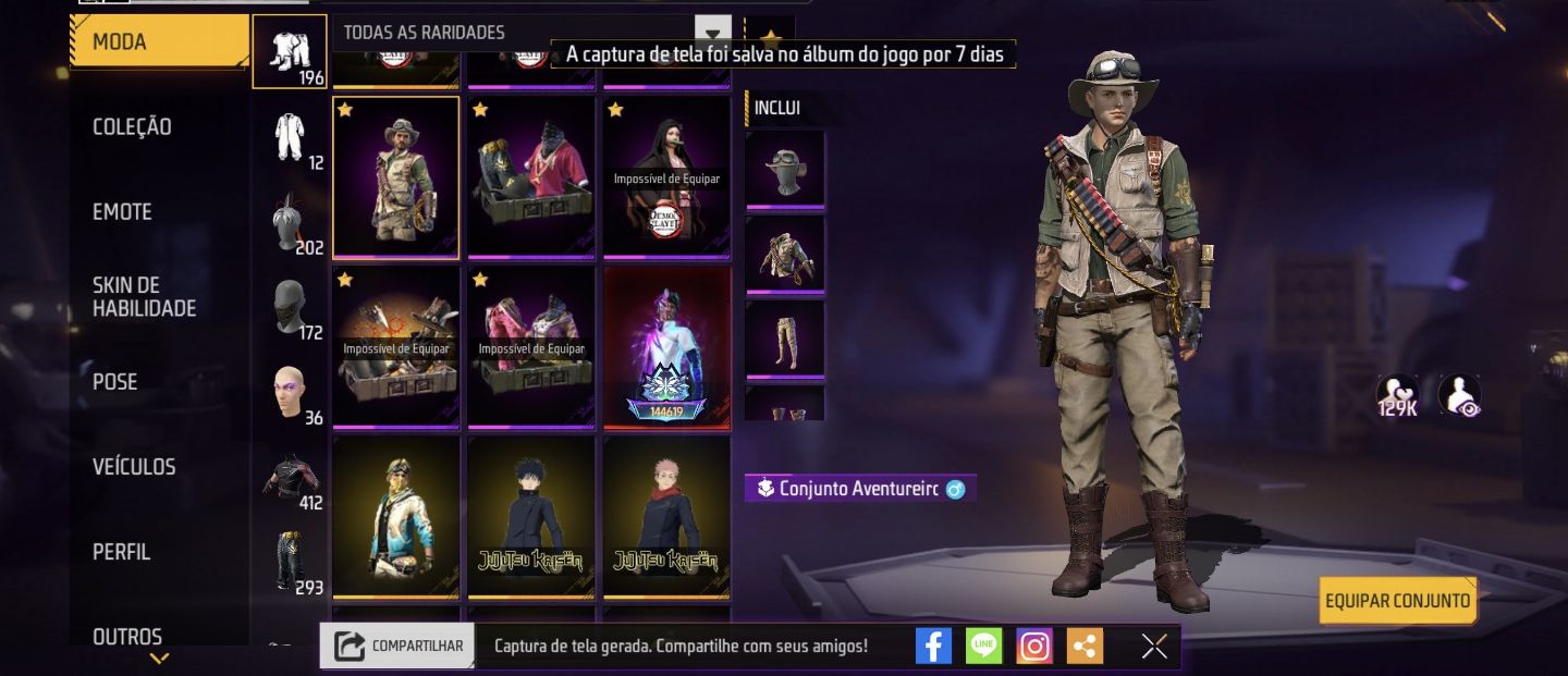 Conta Com 2 Segundo Passe, e Steam Pumk.