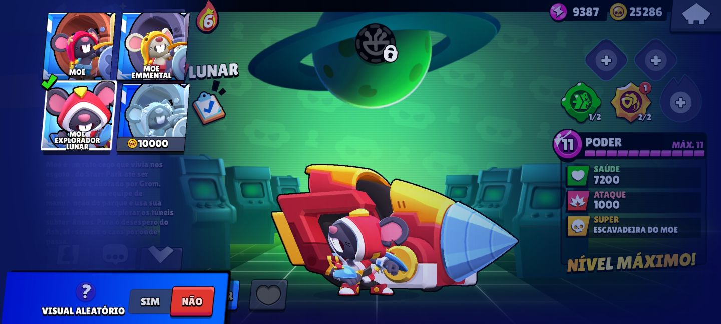 CONTA INICIAL DE BRAWL STARS LOTADA DE SKIN E RECURSOS