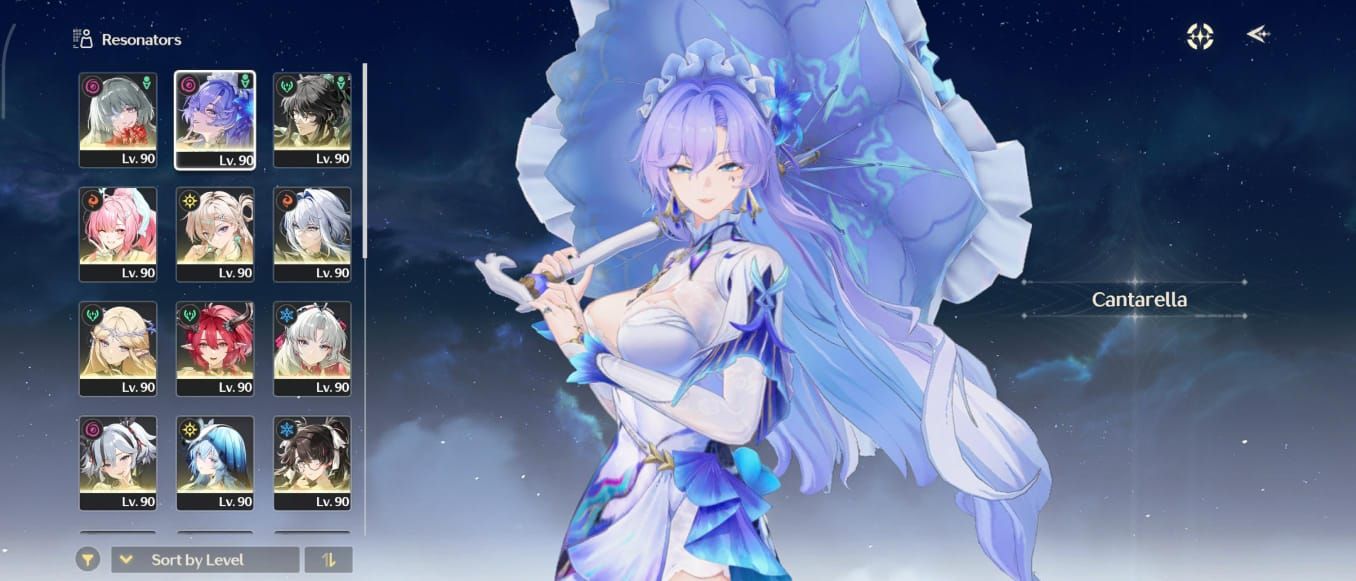 Conta WuWa Endgame, lvl 80, Phrolova s1 time premium, 17 personagens t5