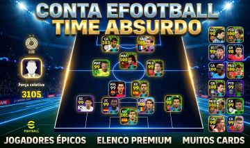 Conta Efootball Mobile 26 | Força 3105 | Epicos, Showtimes e Bigtime
