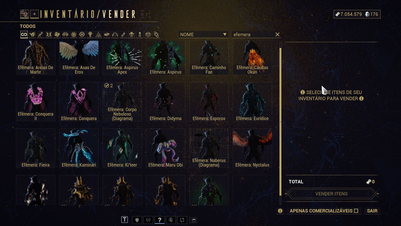 CONTA WARFRAME mr 17