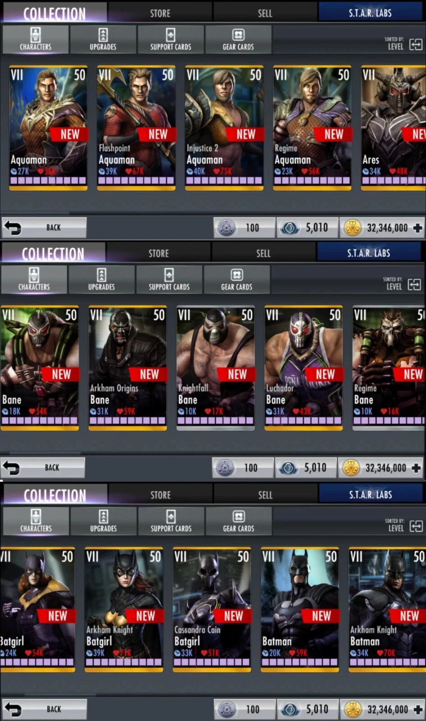Conta Injustice [FULL MAX] IOS OU ANDROID.