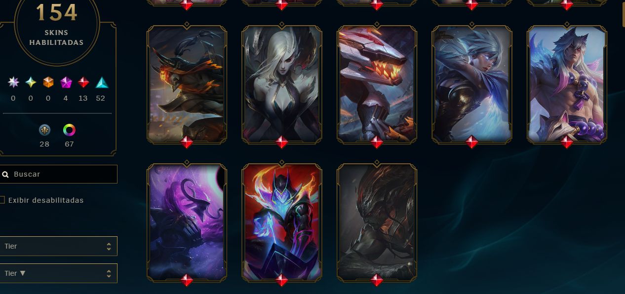 Conta League of Legends LoL e Wild Rift