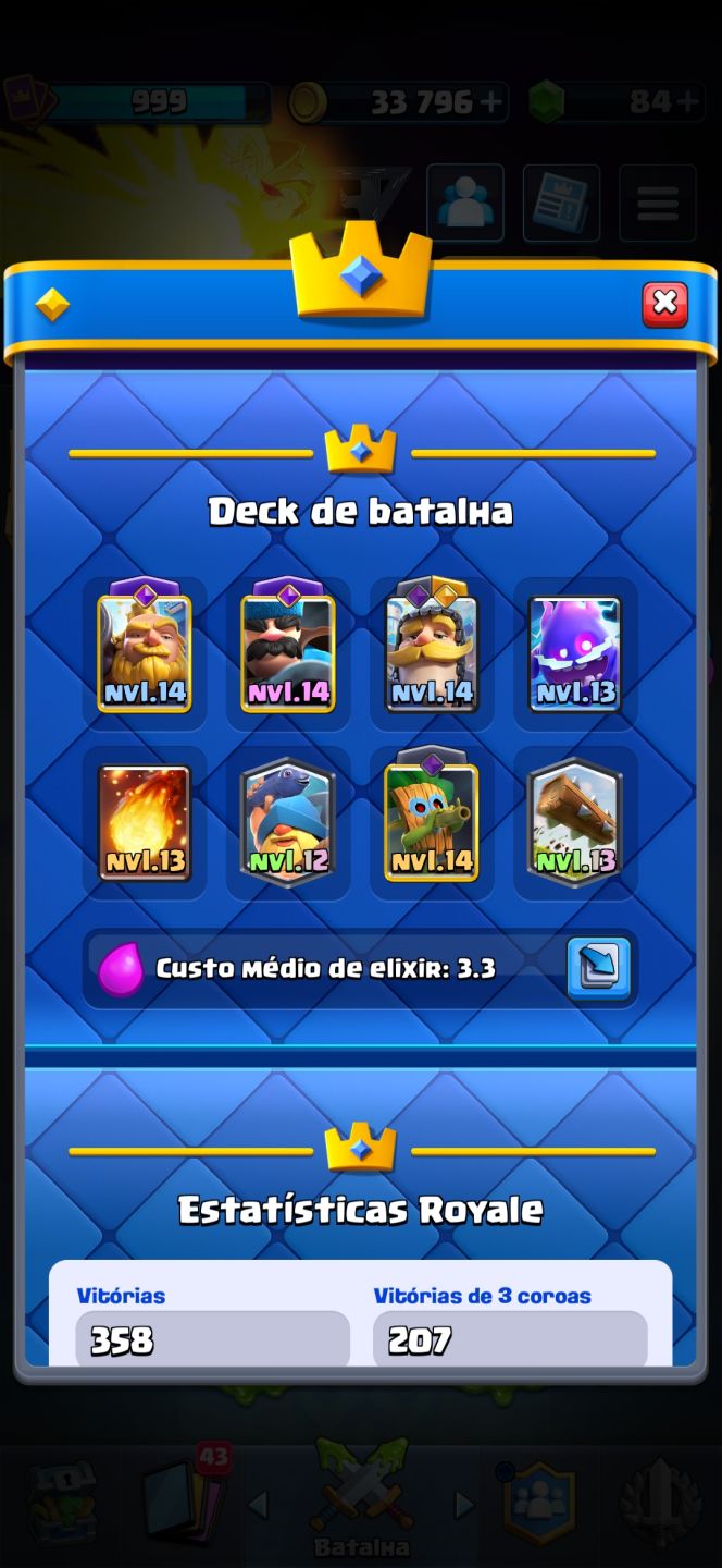 Conta Clash - LVL 13 - 6500 Trofeus