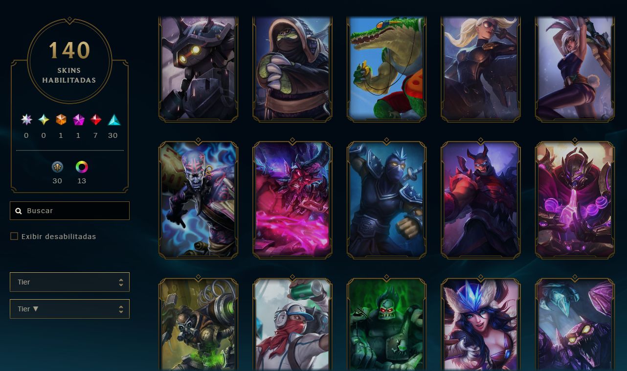 CONTA LOL BR | FULL ACESSO + EMAIL | 140 SKINS | TODOS CAMPEÕES | LVL 247