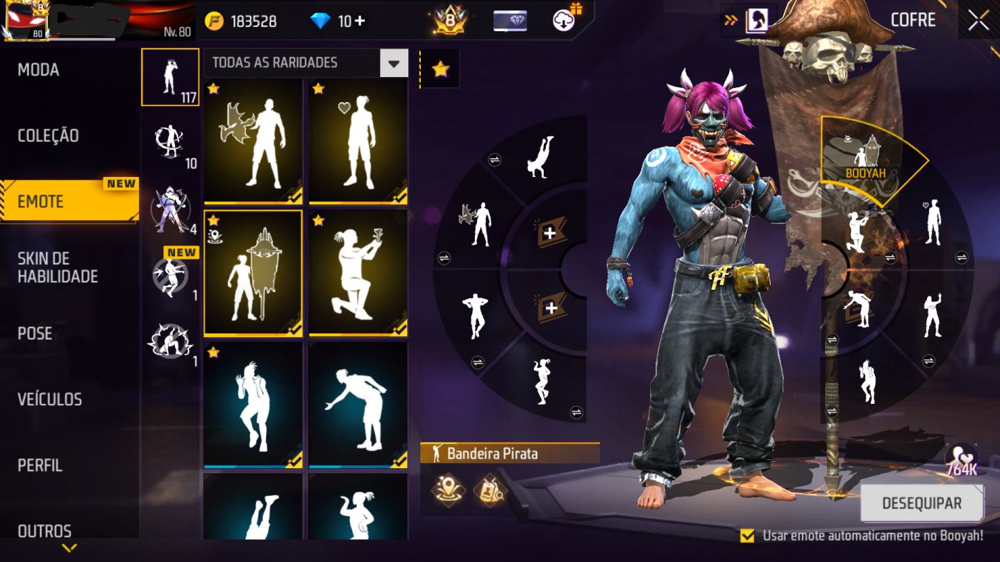 Conta de free fire prime 8, 380 k de diamantes gastos!