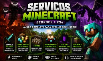 Ajudo no Minecraft! Bosses, Encantamentos, Itens e Construções