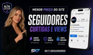 Seguidores Instagram - Curtidas e Visualizações [MENOR PREÇO DO SITE]