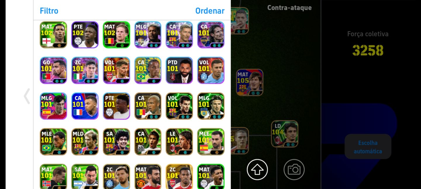 CONTA eFOOTBALL 3258+ FORÇA