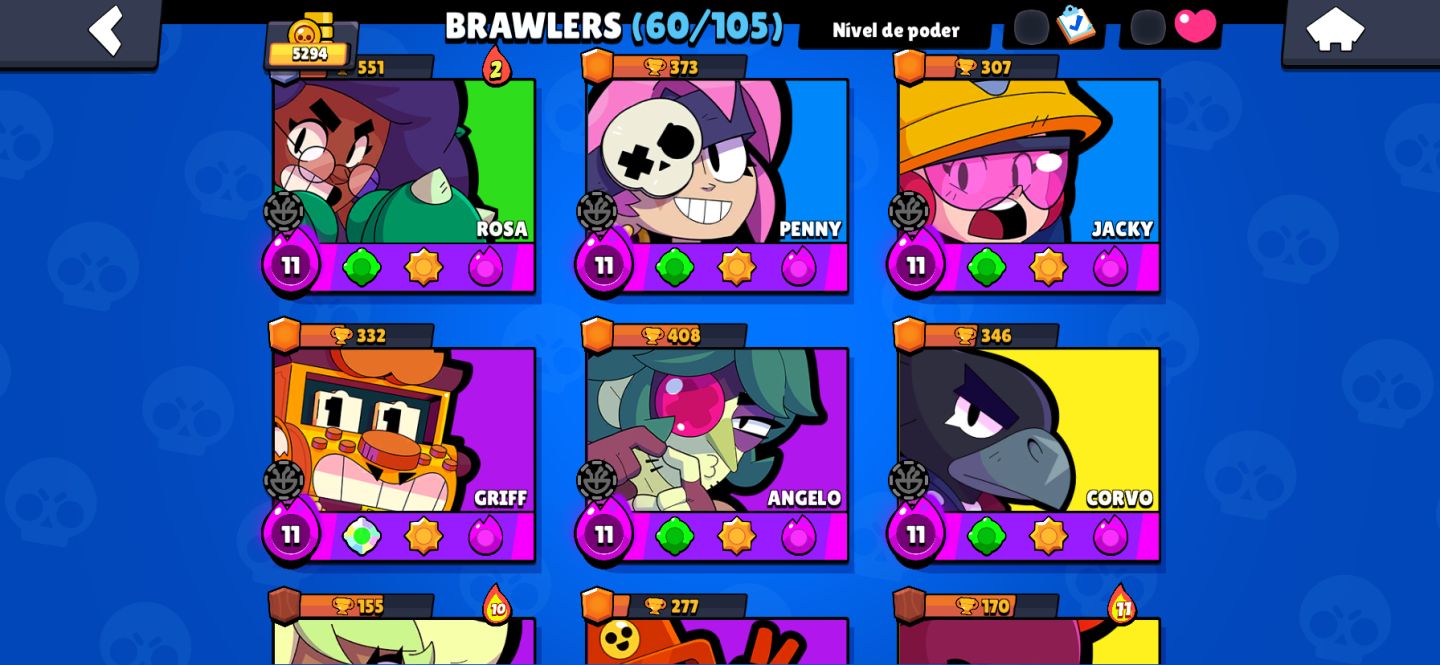 Conta Brawl Star Iniciante (DADOS ALTERAVEIS)