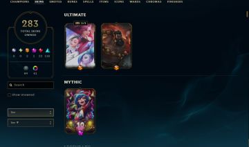 [PROMOÇÃO PARA SAIR RÁPIDO] 283 SKINS | 170 CHAMPS | UNRANKED | PREÇO NEGOCIÁVEL