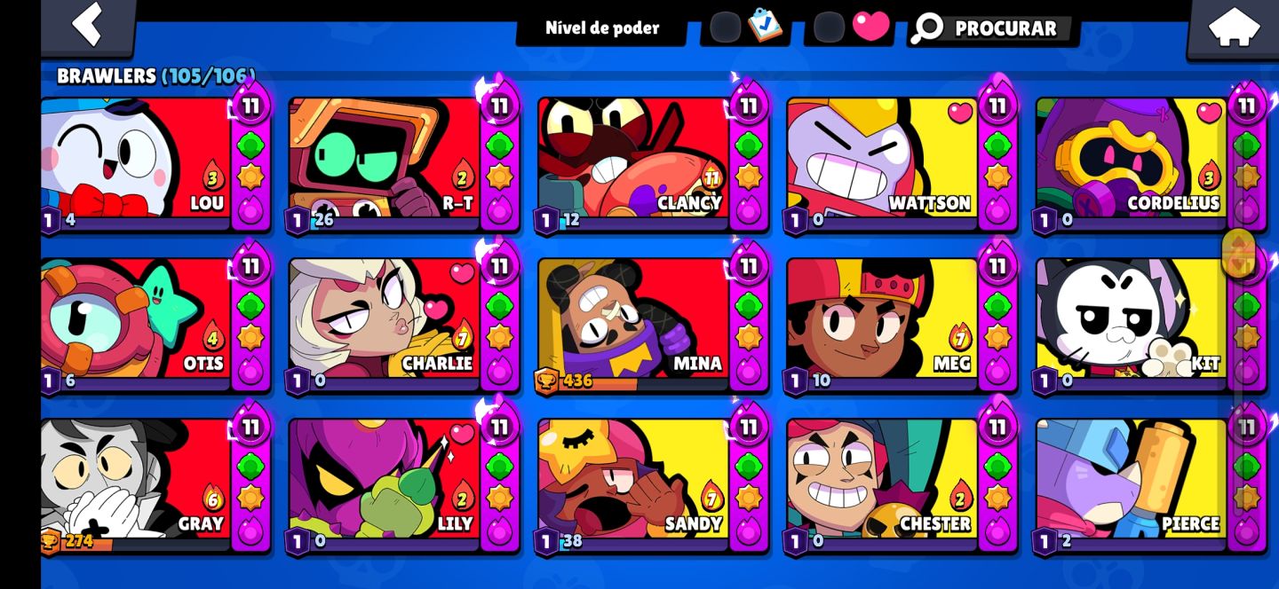 CONTA BRAW STARS 56K DE TROFÉUS | TODOS OS BRAWLERS | CONTA DESDE 2022
