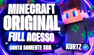 MINECRAFT FULL ACESSO PERMANENTE JAVA/BEDROCK (CONTA) + BRINDE!