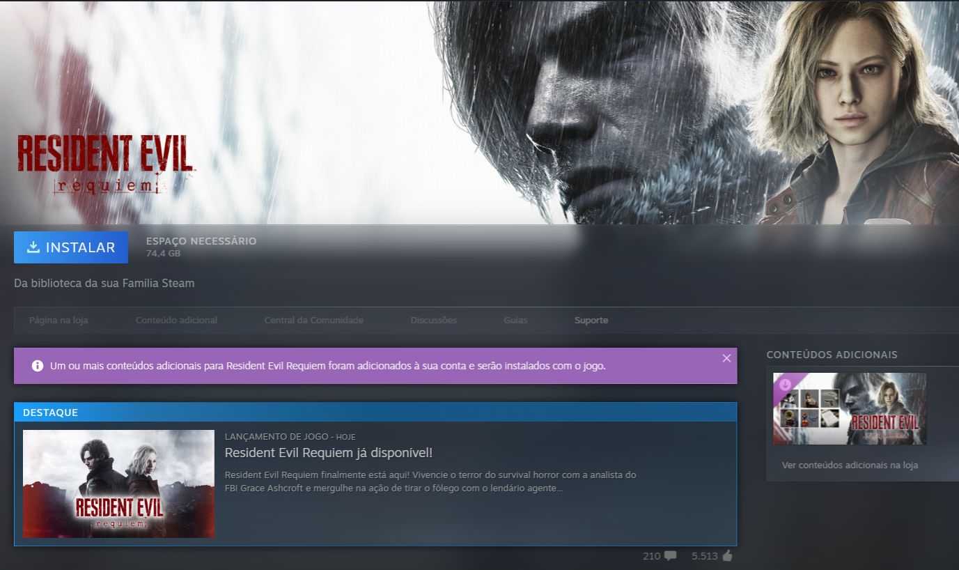RESIDENT EVIL REQUIEM + DELUXE EDITION + 310 JOGOS (ENTREGA AUTOMÁTICA)