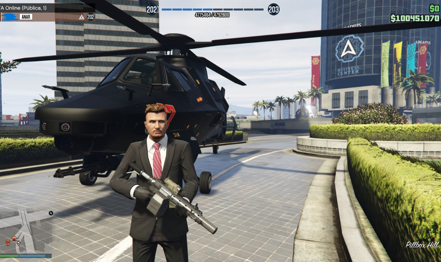 CONTA NÍVEL 202 - GTA V ONLINE