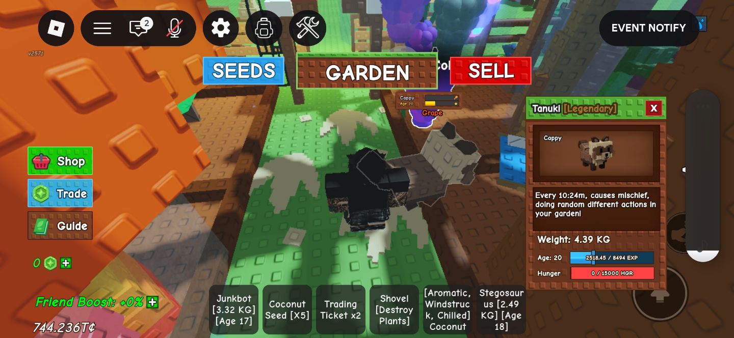 PETS GROW A GARDEN! Entrega via trade