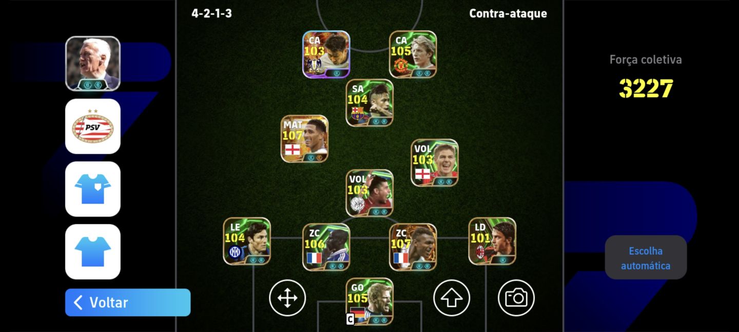 CONTA EFOOTBALL COMPLETA