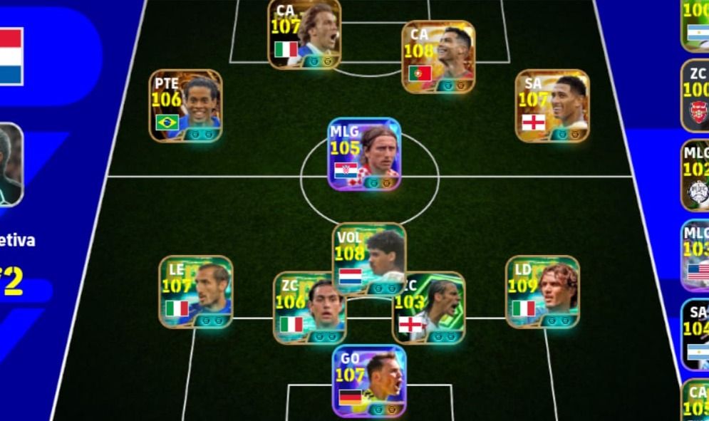 [promoção efootball] conta meta+ Ronaldinho big time+ CR7 entre outros