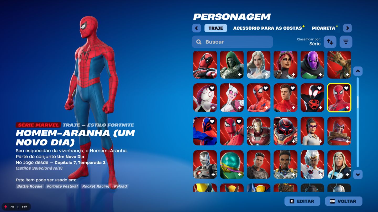 Conta fortnite com skins raras + epic com +300 jogos