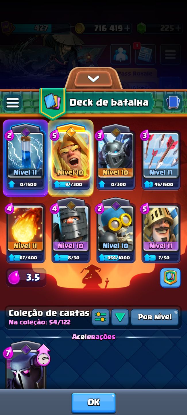 Conta Clash Royale 95 DC (valor negociável)