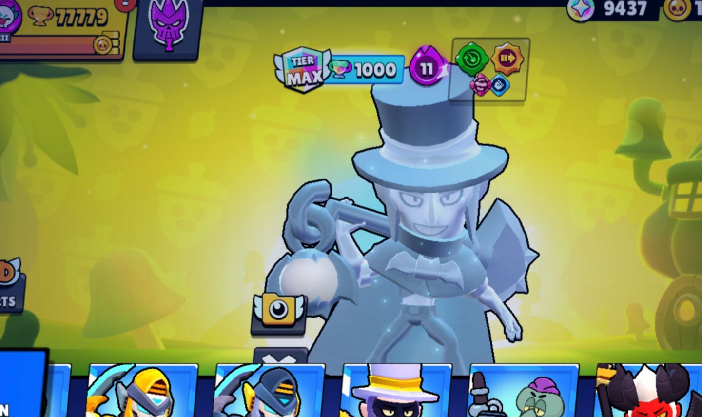 CONTA BRAWL COM 100 MIL TROFEUS, +200 SKINS, +50 BRAWLERS NÍVEL 11