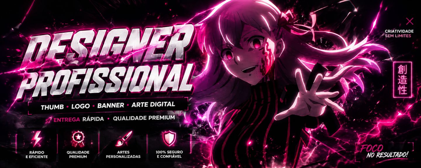 DESIGNER GRÁFICO | BANNERS | POSTS | THUMBNAILS | EDIÇÃO DE IMAGENS