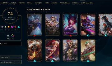 Conta LOL, Varias skins da KATARINA