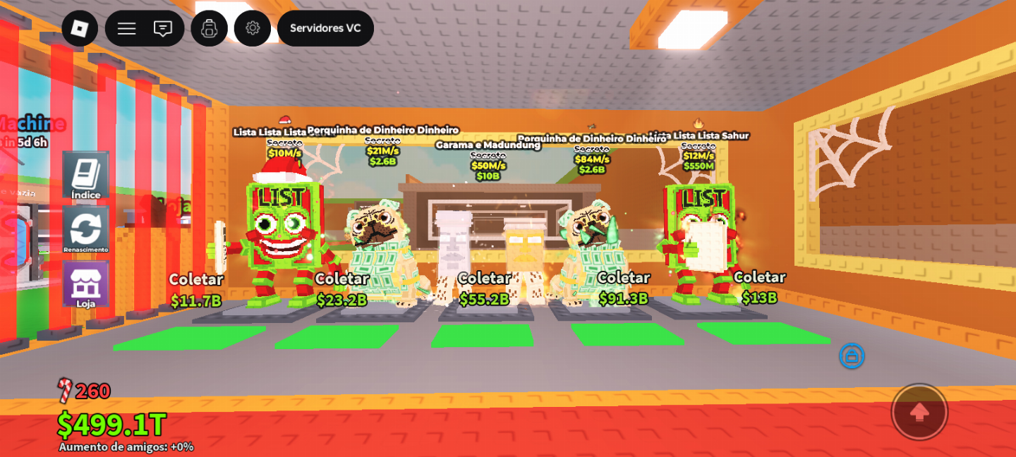 PREÇO DE FORNECEDOR BRAINROTS NO ROUBE UM BRAINROT (ROBLOX)