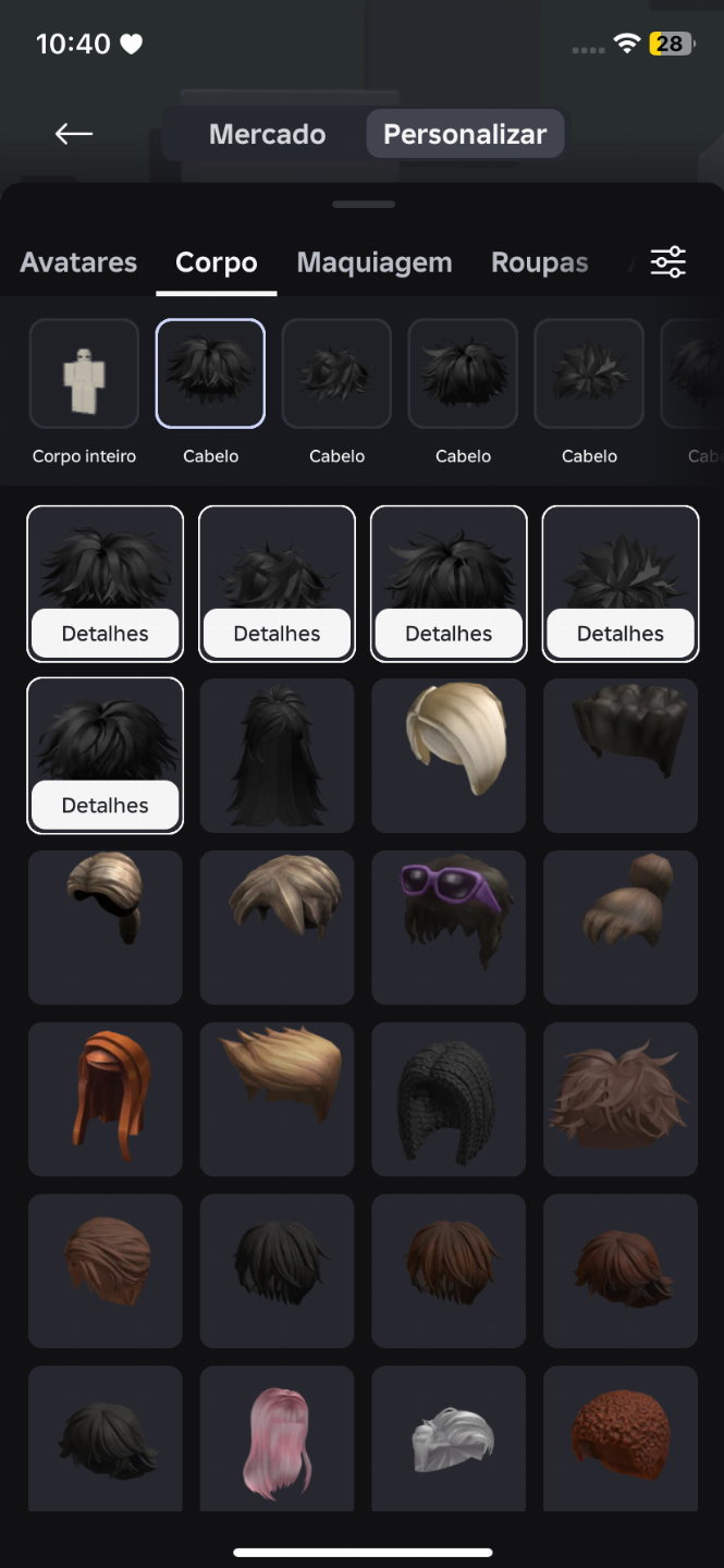 CONTA ROBLOX MASCULINA