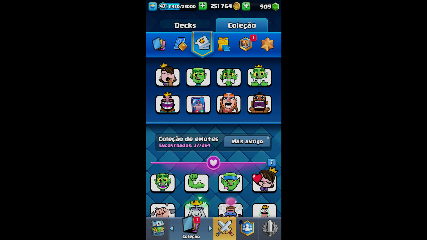 Conta de clash royale com 10k de trofeus muito boa e valor negociavel só vem!!!!