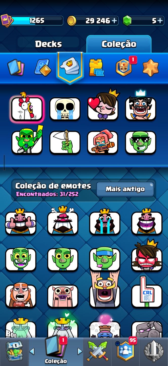 Conta Clash Royale com 9K de Troféus