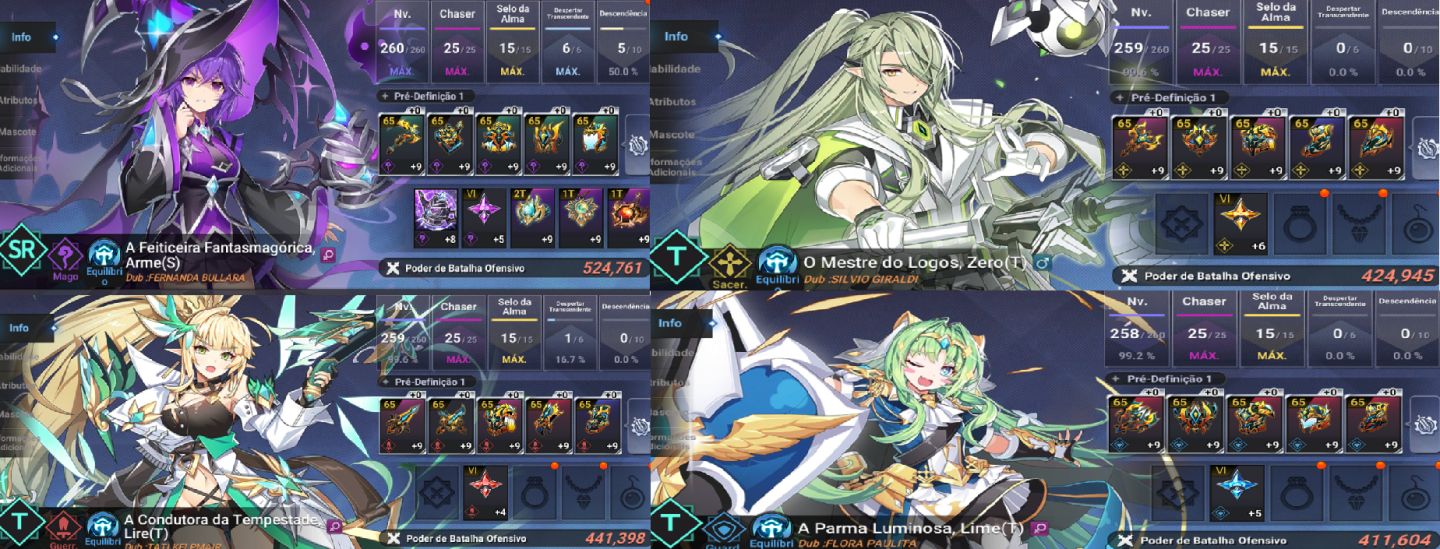 VConta Grand Chase Mobile Elesis S + Arme S