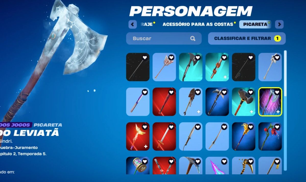 Conta fortnite mt antiga, unico dono, skins raras. machado leviantan entre outra