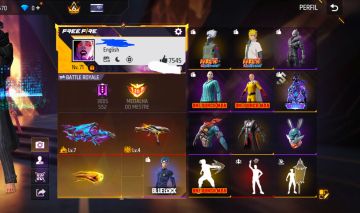 Conta de Free Fire Varias Skin Rara! com 516 Peitorais!!