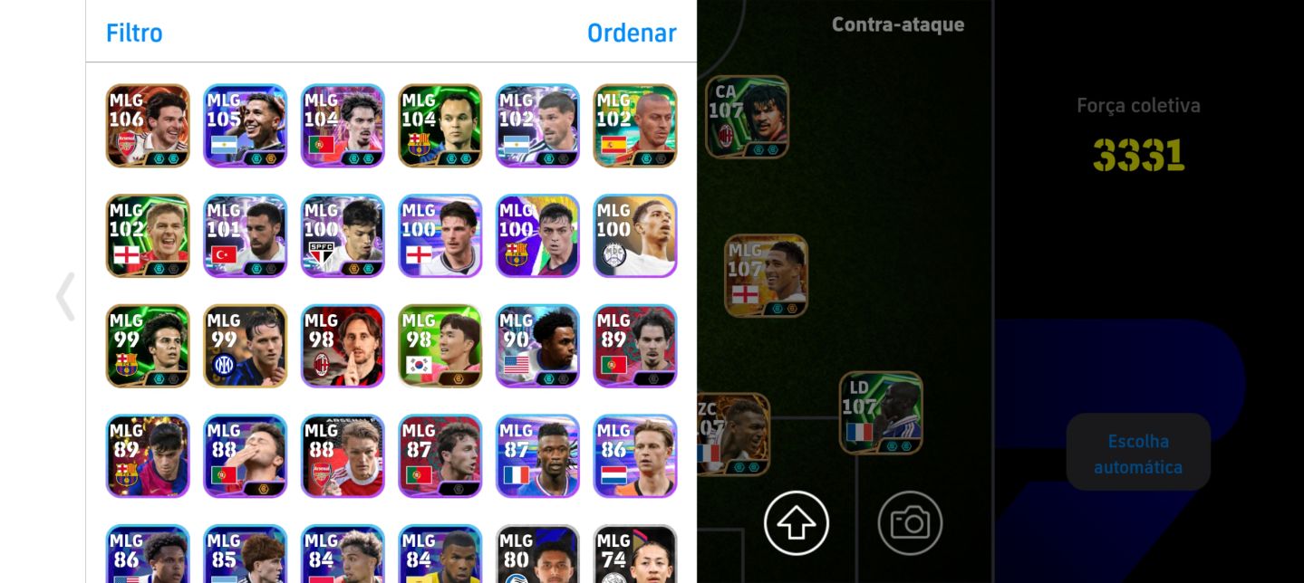 Conta Efootball 7K moedas
