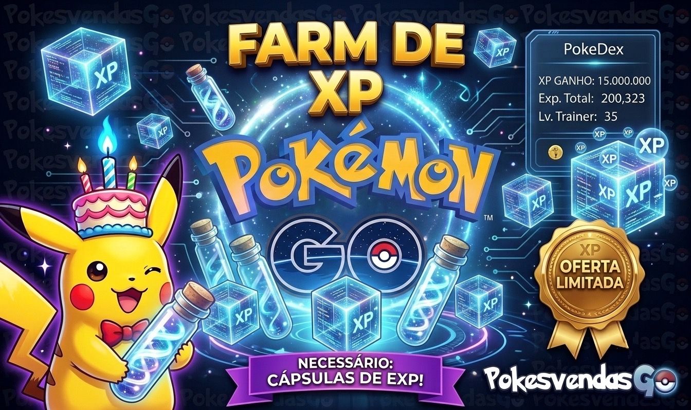 Pokemon Go - Farm de XP em sua conta