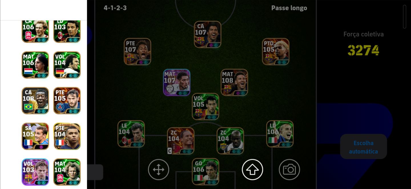 CONTA EFOOTBALL COM MESSI E NEYMAR RAROS (MOEDAS NEGATIVAS)