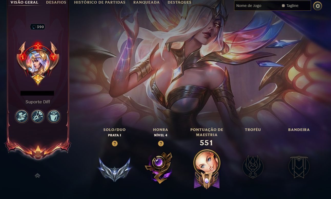 CONTA LOL LV 390 | 177 SKINS | COLEÇÃO QUASE COMPLETA | BR