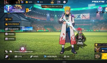 [] CONTA FF FULL PARCERIAS ANIME (NARUTO, DEMON SLAYER, JJK)+ 2 EVOS LVL 4