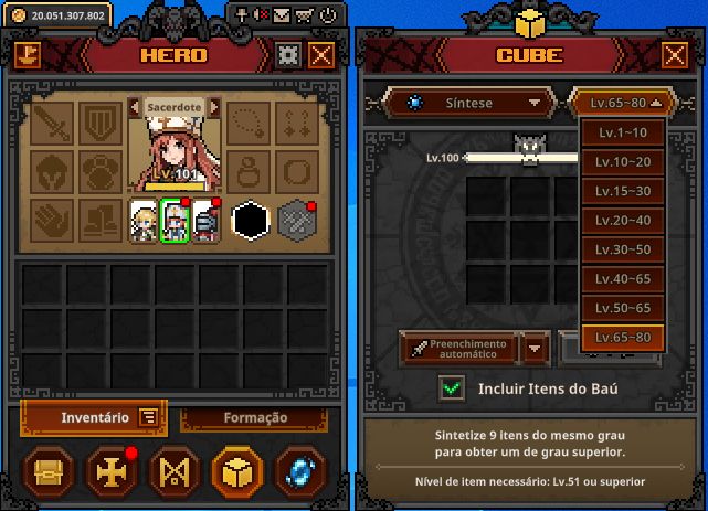 TASK BAR HERO | TBH | CONTA SUPREMA FULL ACCESS: DLCs, PETS E PERSONAGENS LV101