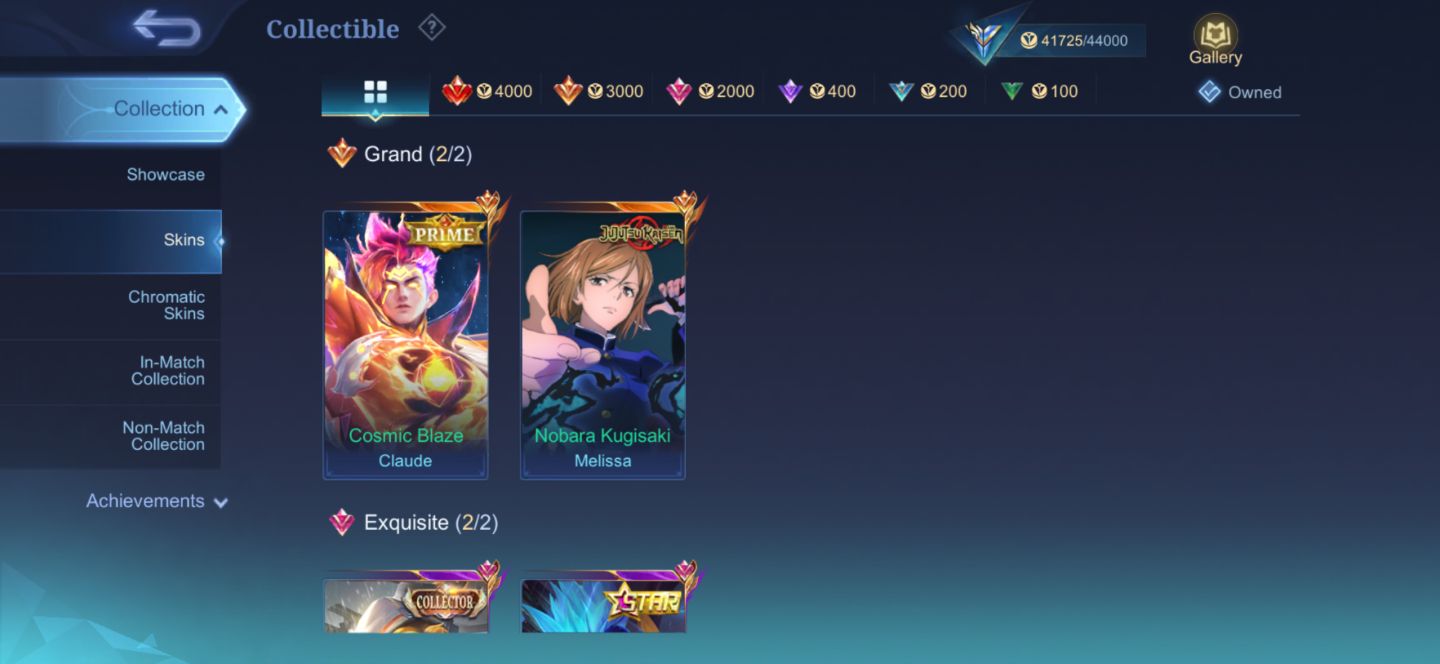 Conta mobile legends
