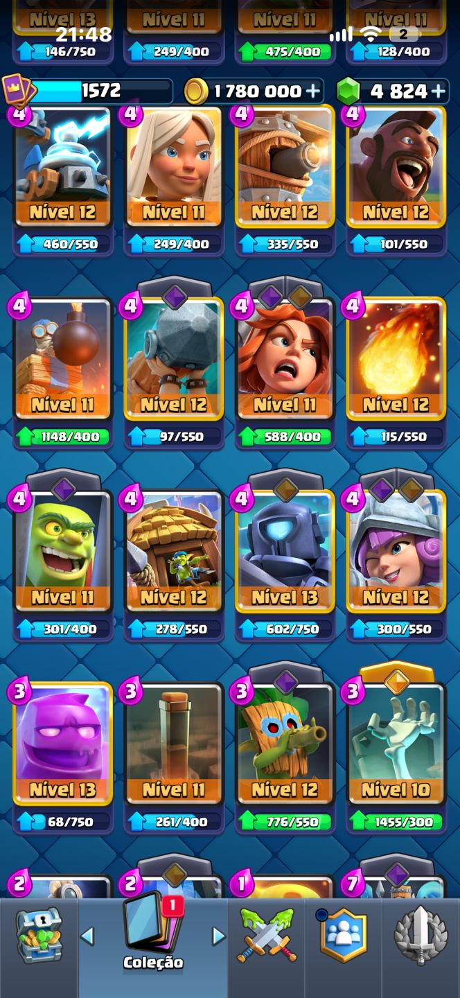 CONTA CLASH ROYALE | 11.030 TROFÉUS MÁX | 7 ANOS DE JOGO