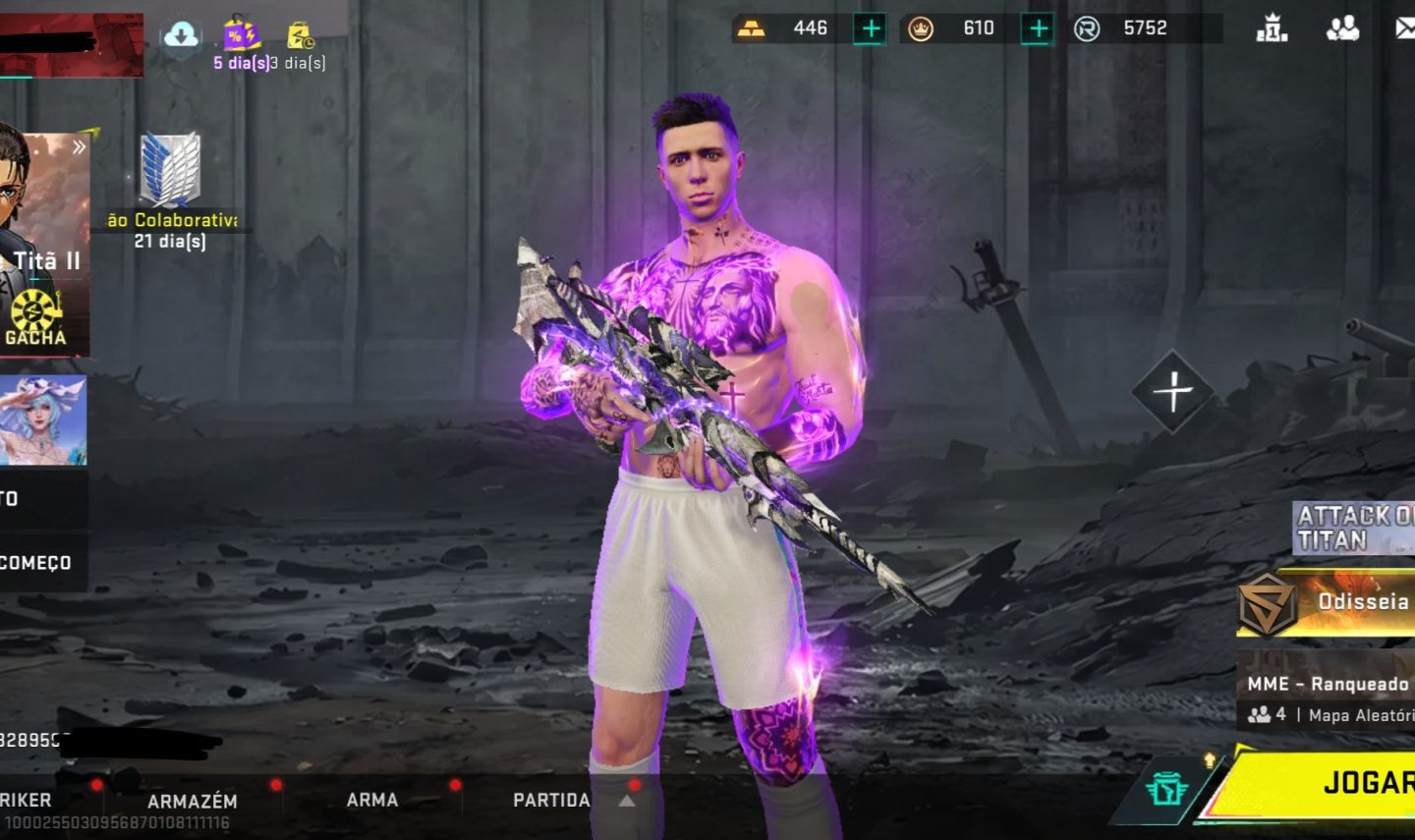 CONTA BLOOD STRIKE COM ENZO ETERNO