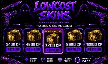 COD POINTS / PASSE DE BATALHA / SKINS BLACK OPS 7, BLACK OPS 6, MW2 E MW3.