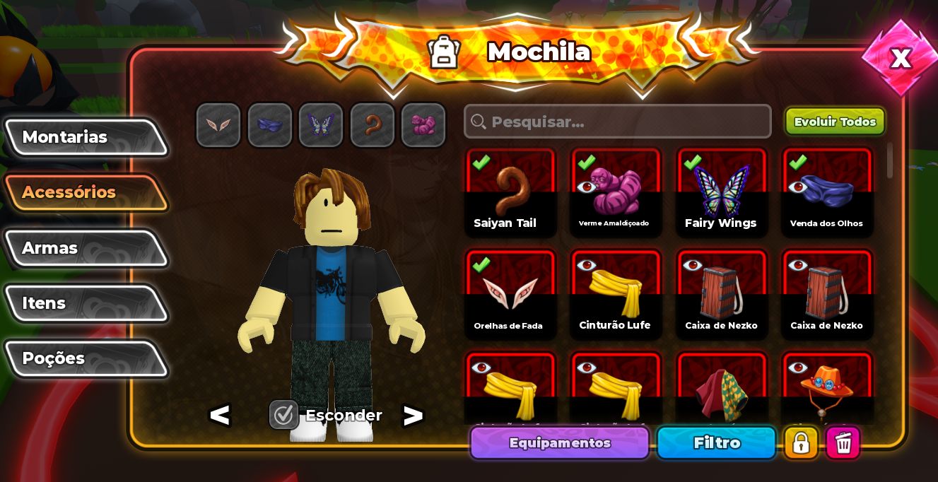 Conta - Anime legacy - sem gmail de recuperação - Erin shiny