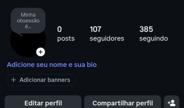 Conta com 107 seguidores