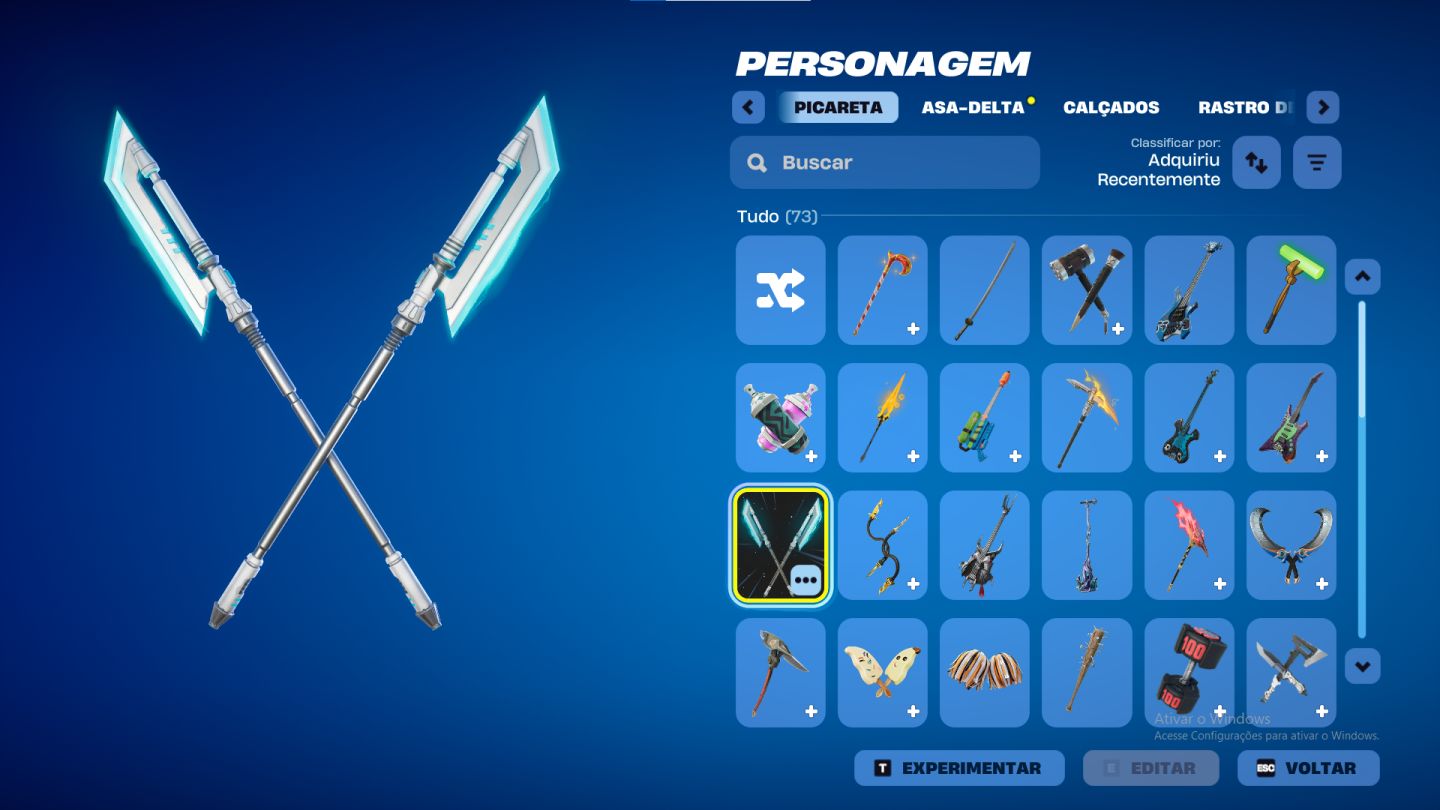 FORTNITE | LOCKER INSANO + 73 PICARETAS + COLLABS!