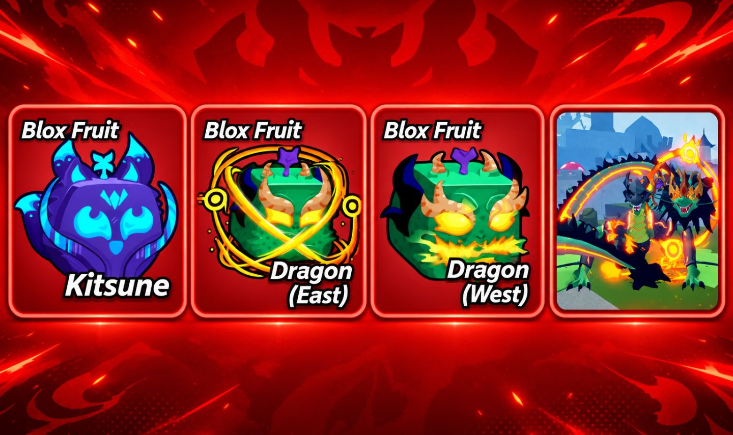 MUITO BARATO// FRUTAS FÍSICAS BLOX FRUITS (DRAGON, KITSUNE...)